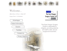 Tablet Screenshot of eastoregonsurgerycenter.com